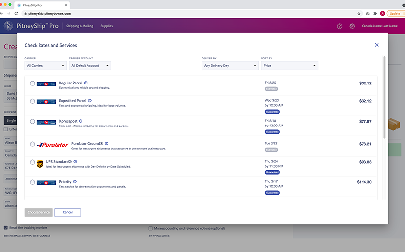 PitneyShip Pro Shipping Solution