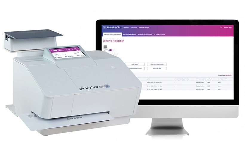 Compteur postal SendPro® Mailstation pour petites entreprises Pitney