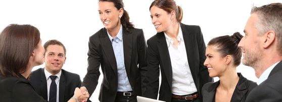 people working in office