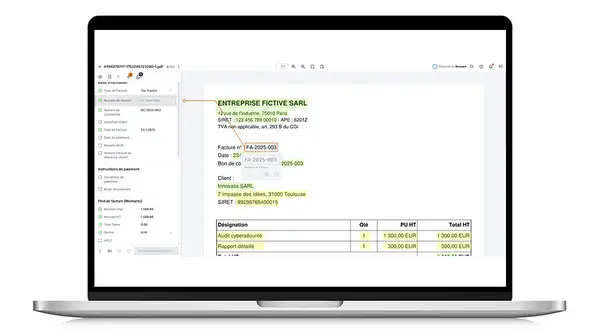 Capture et extraction de données