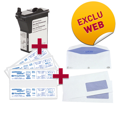 Pack encre + étiquettes + enveloppes DM50 / DM55