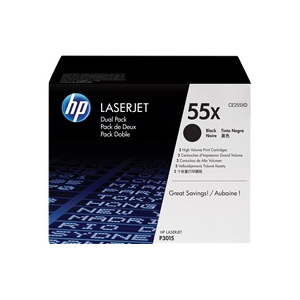 HP 55X (CE255X) Cartouche de toner HP LaserJet noir à rendement élevé d'origine