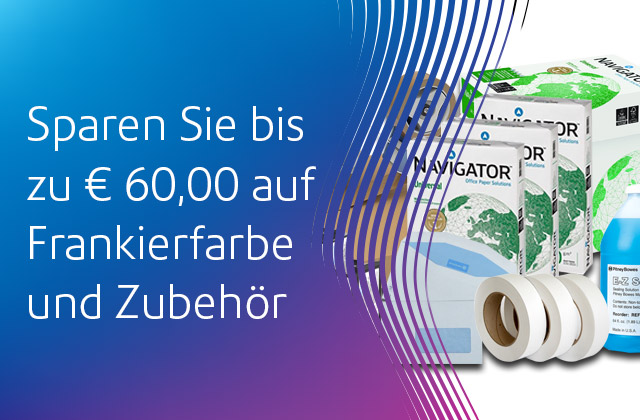 Sparen Sie bis zu € 60,00 auf Frankierfarbe und Zubehör