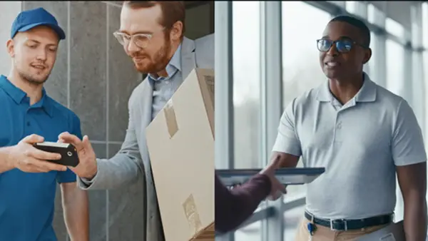 tracking id being scanned