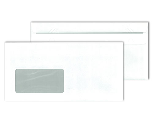 Briefumschläge DIN lang, selbstklebend, ohne Fenster, 75g/m²