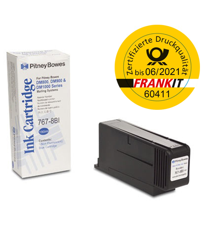 Pitney Bowes Frankierfarbe für Frankiermaschine DM800, DM900, DM1000