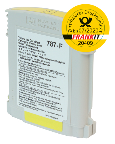 Pitney Bowes Frankierfarbe - gelb - SendPro™ P/Connect+® Serie (Standard Capacity)