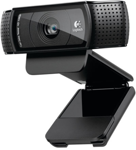 Logitech® Webcam, HD Pro C920, 15 MP, USB 2.0, schwarz