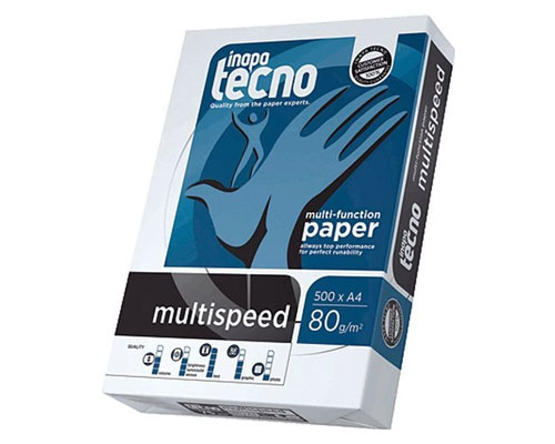 Inapa Tecno Multispeed - DIN A4, 80g/m², C-Qualität, 2500 Blatt/Karton