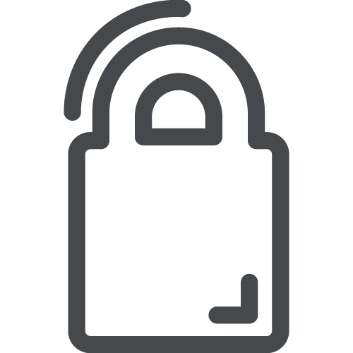Platform security certifications shield icon