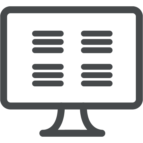 Admin management portal dashboard icon