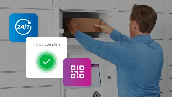 Parcel lockers that maintain visibilty and accountability