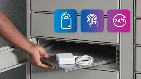 Secure self-service parcel locker management for shared buildings, mailrooms and operational sites​