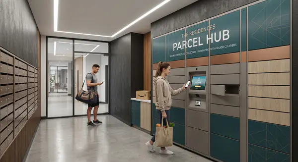 Smart Locker Branding and Customisation | Pitney Bowes