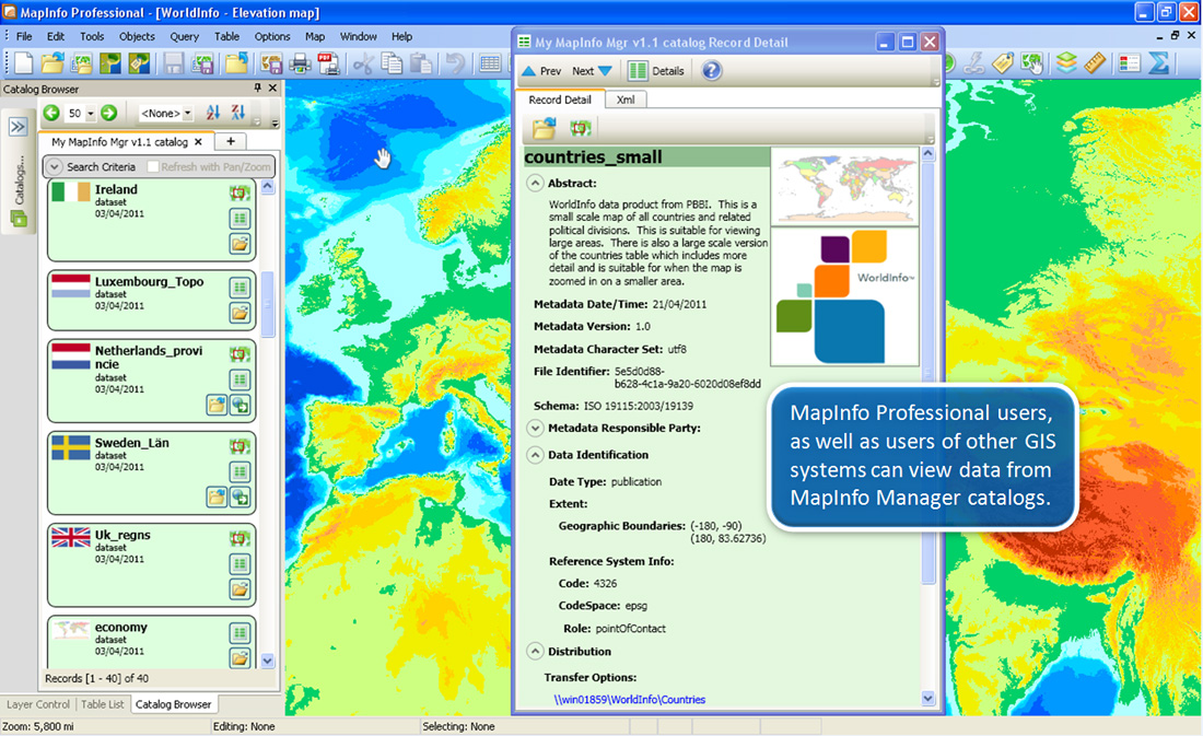 Презентация по mapinfo