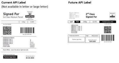 Can royal mail print labels