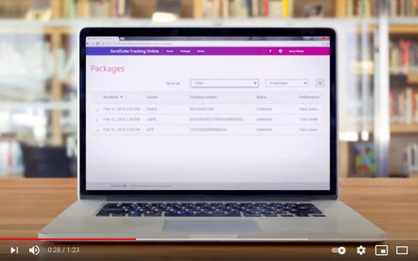 SendSuite tracking video