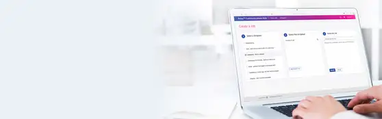 Form page on monitor