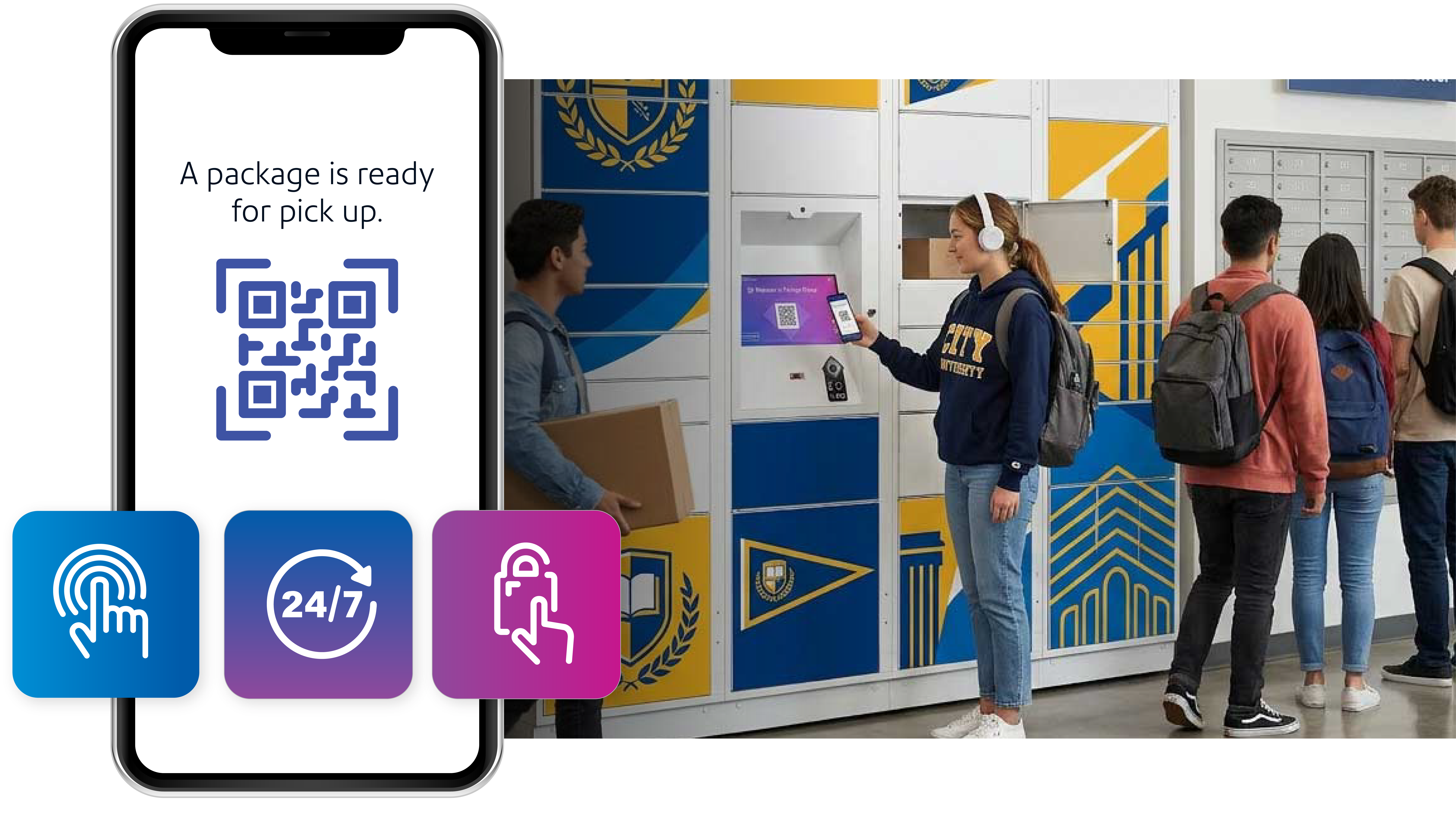 Smart Lockers | Pitney Bowes