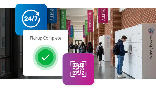 Smart lockers for property parcel management