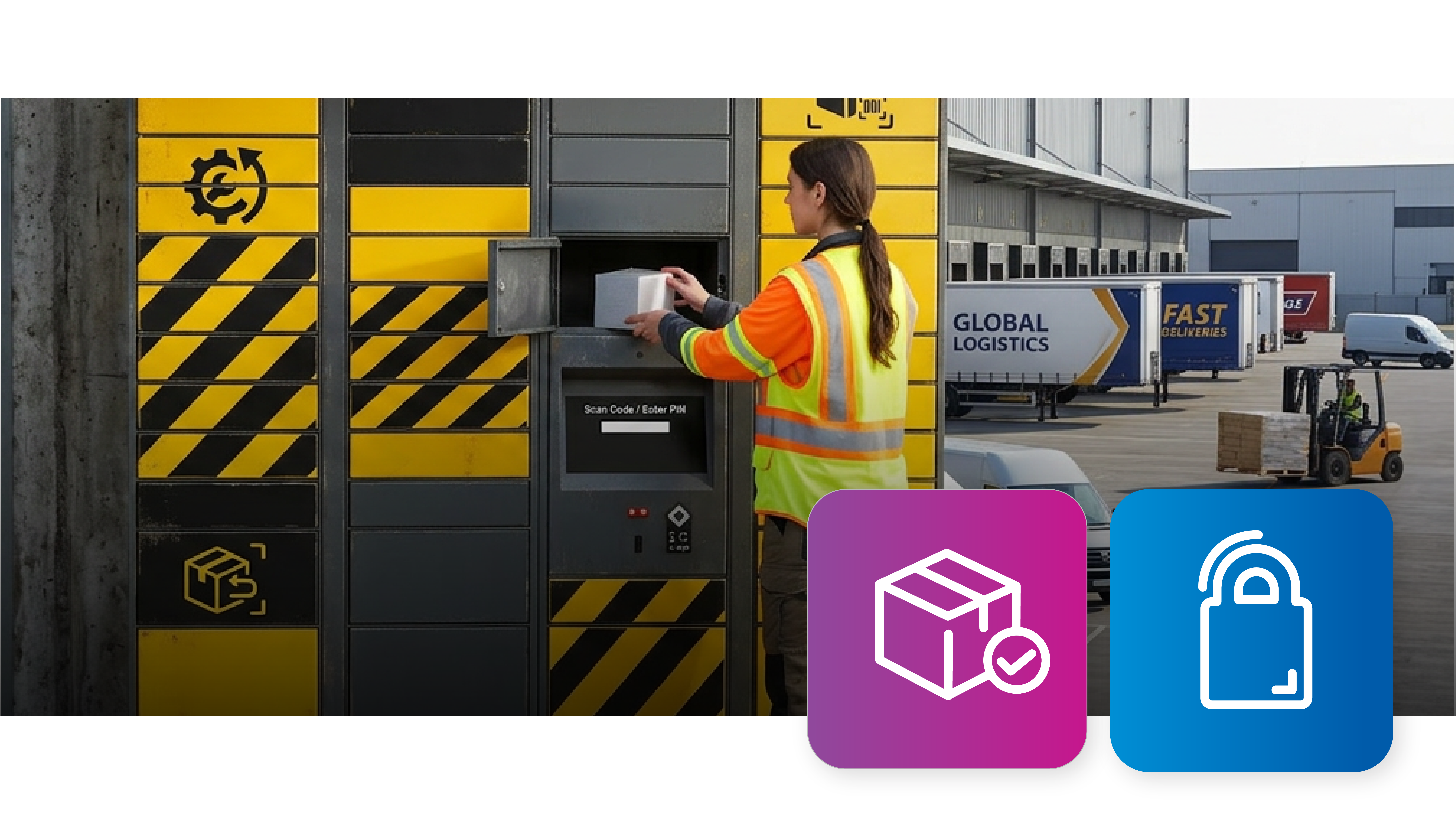 Smart Lockers | Pitney Bowes