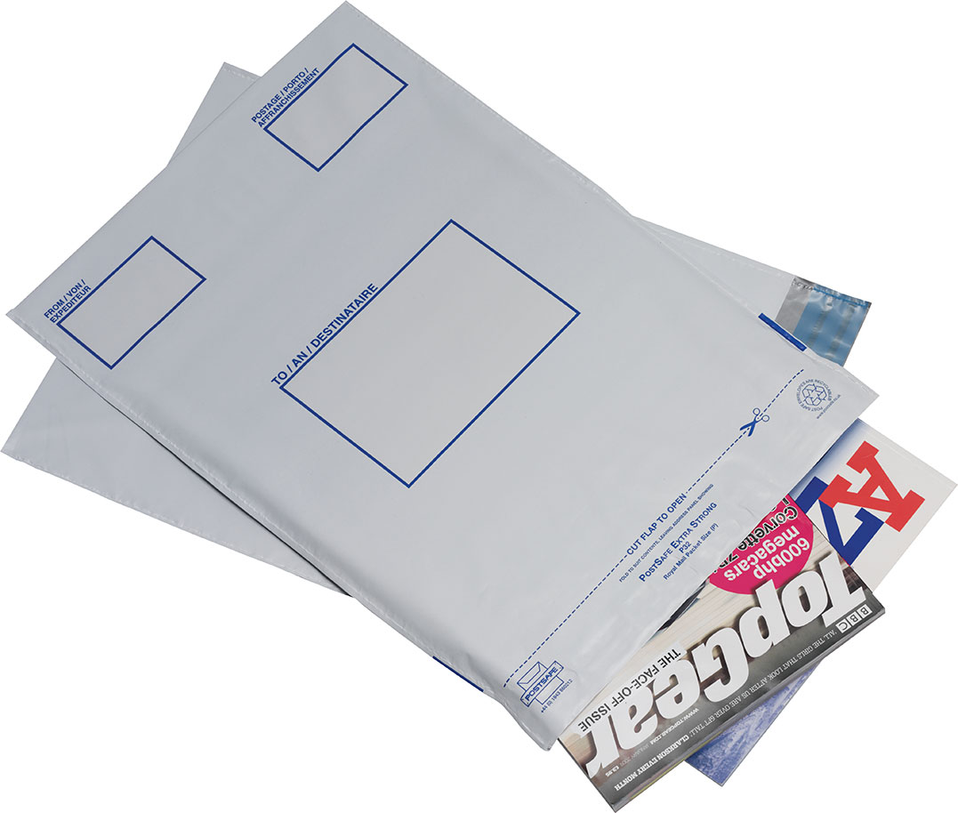 Postsafe Extra-Strong Polythene Envelope (C4) 240x320mm, Pk100