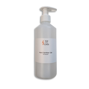 Hand sanitising gel 500ml 70IPA