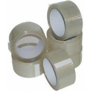 Rolls Of Clear Packing Parcel Tape 48mm x 66m - 36 Rolls