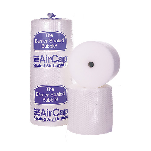 Clear Small Bubble Wrap Roll (Std Duty) - 300mmx75m - pk1