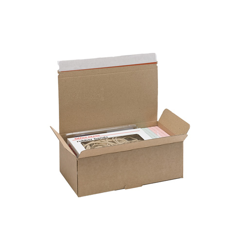 Brown Postal Box - PB5 - 252x136x88mm - pk50