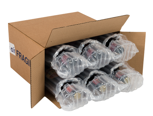 **NEW** AirSac Inflatable Cushioning - Six Beer Bottle Kit - pk25