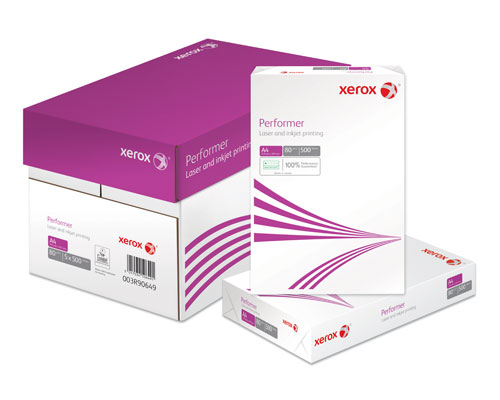 Xerox Performer Paper - A4 - White - 80gsm - C Quality - Box of 5 reams (2500 sheets)