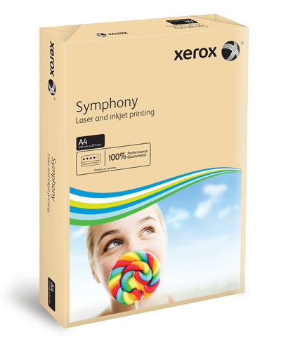 Xerox Symphony Pastel Tints - Salmon A4 80gsm Paper