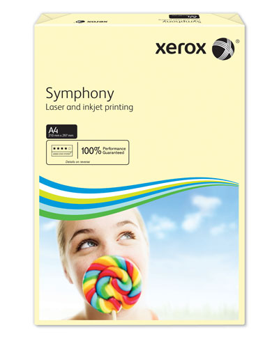 Xerox Symphony Pastel Tints - Ivory A4 80gsm Paper