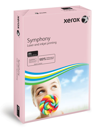 Xerox Symphony Pastel Tints - Pink A4 80gsm Paper