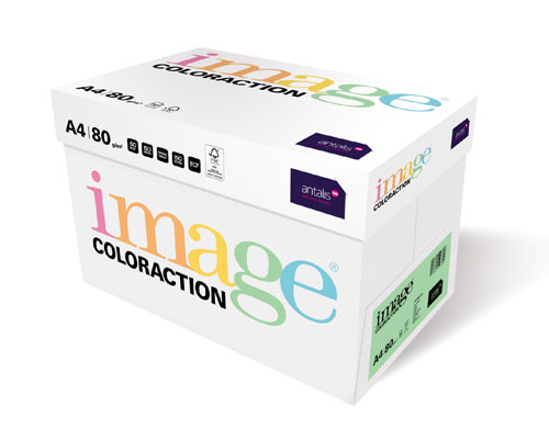 Image ColorAction Pale Tints - Green A4 80gsm Paper