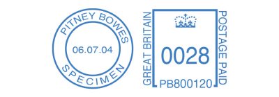 Pitney Bowes stamp