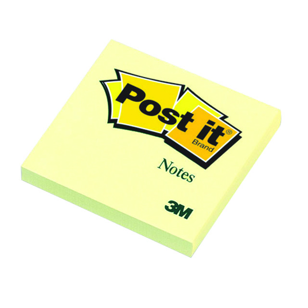 Post-it Notes 76 x 76mm Canary Yellow (Pack of 12) 654Y