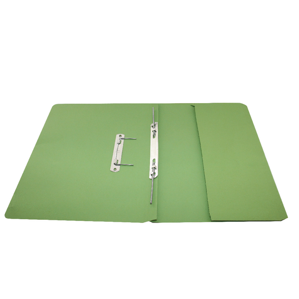 Rexel Jiffex Pocket Transfer File Foolscap Green (Pack of 25) 43314EAST