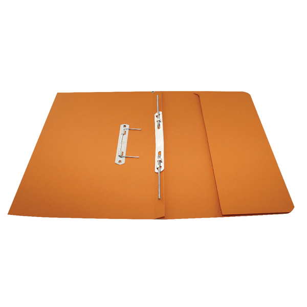 Rexel Jiffex Pocket Transfer File Foolscap Orange (Pack of 25) 43316EAST