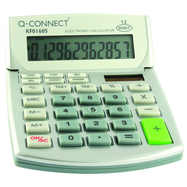 Q-Connect Semi-Desktop Calculator 12-Digit KF01605