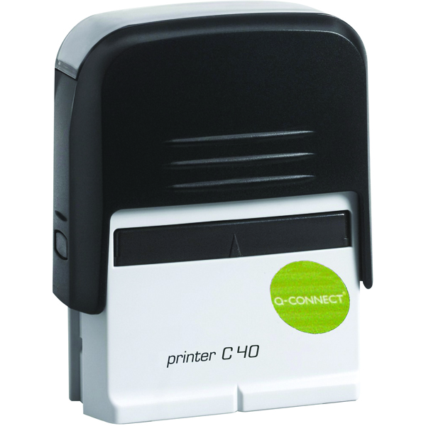 Q-Connect Voucher for Custom Self-Inking Stamp 57 x 20mm KF02112