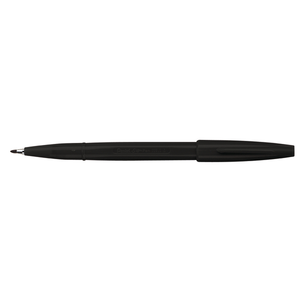 Pentel Sign Pen Fibre Tip Black (Pack of 12) S520-A