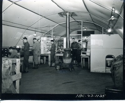 Mailroom during WWII