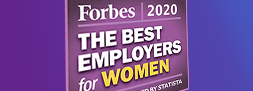 Forbes' Best Employers for Women Logo