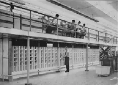 1950s - Pitney Bowes introduces the Automatic Mail Sorter to the USPS