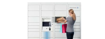 women using smart retail locker