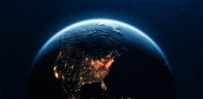 North America from space