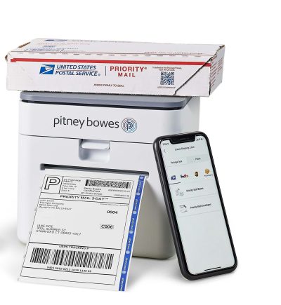 The PitneyShip Cube is the best shipping label printer