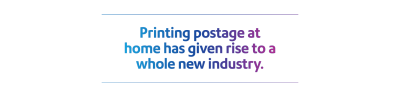 Printing postage at home has given rise to a whole new industry